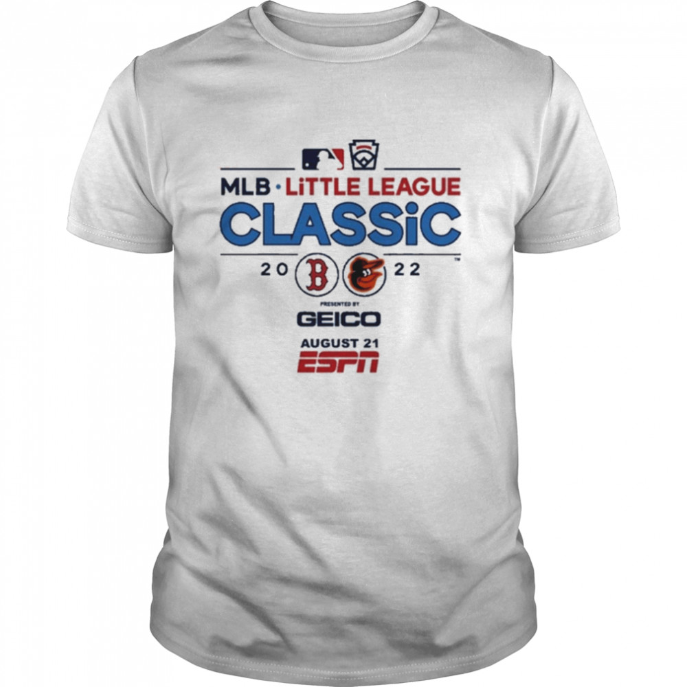 Boston Red Sox and Baltimore Orioles 2022 MLB Little League Classic  Classic Men's T-shirt