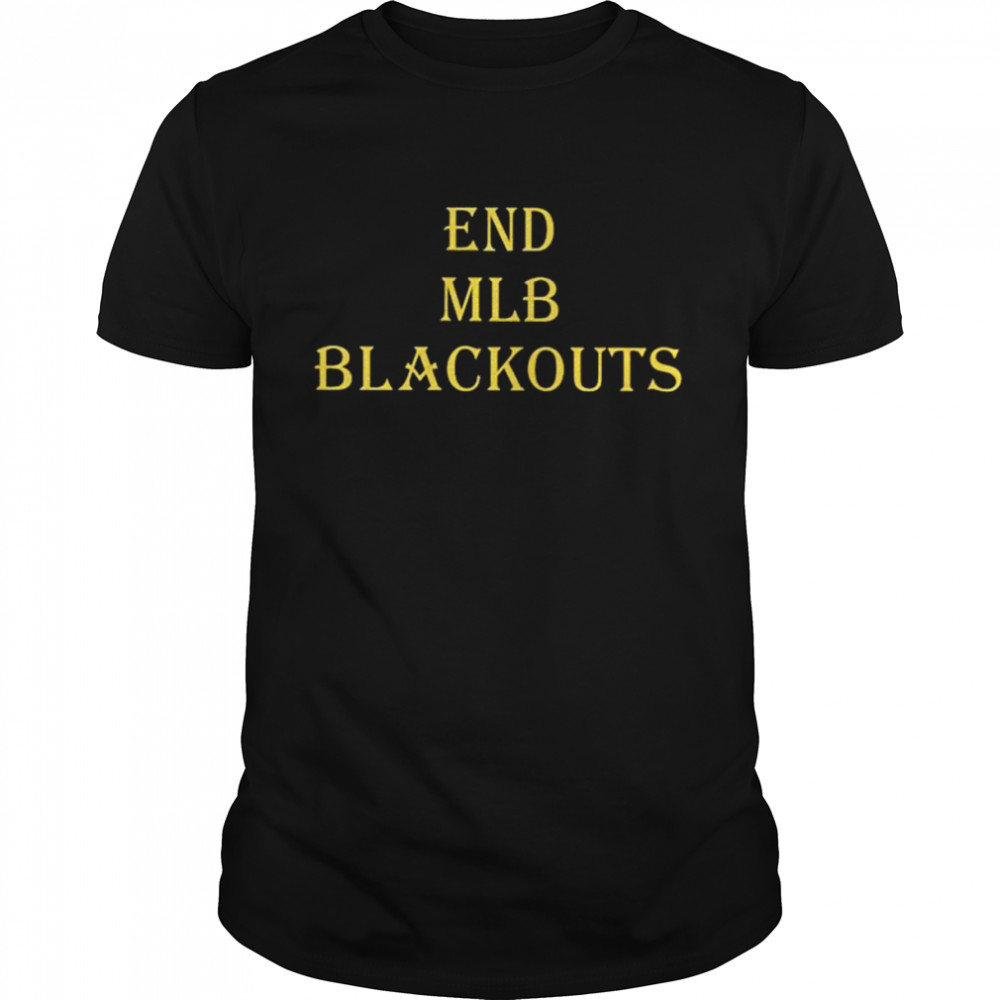 End mlb blackouts shirt