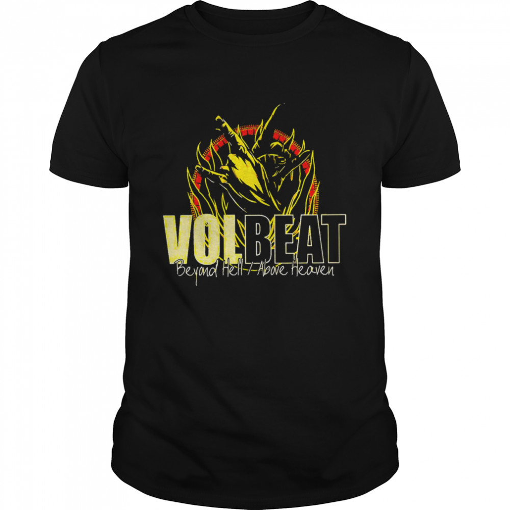 Illustration Of Vintage Volbeat Band shirt