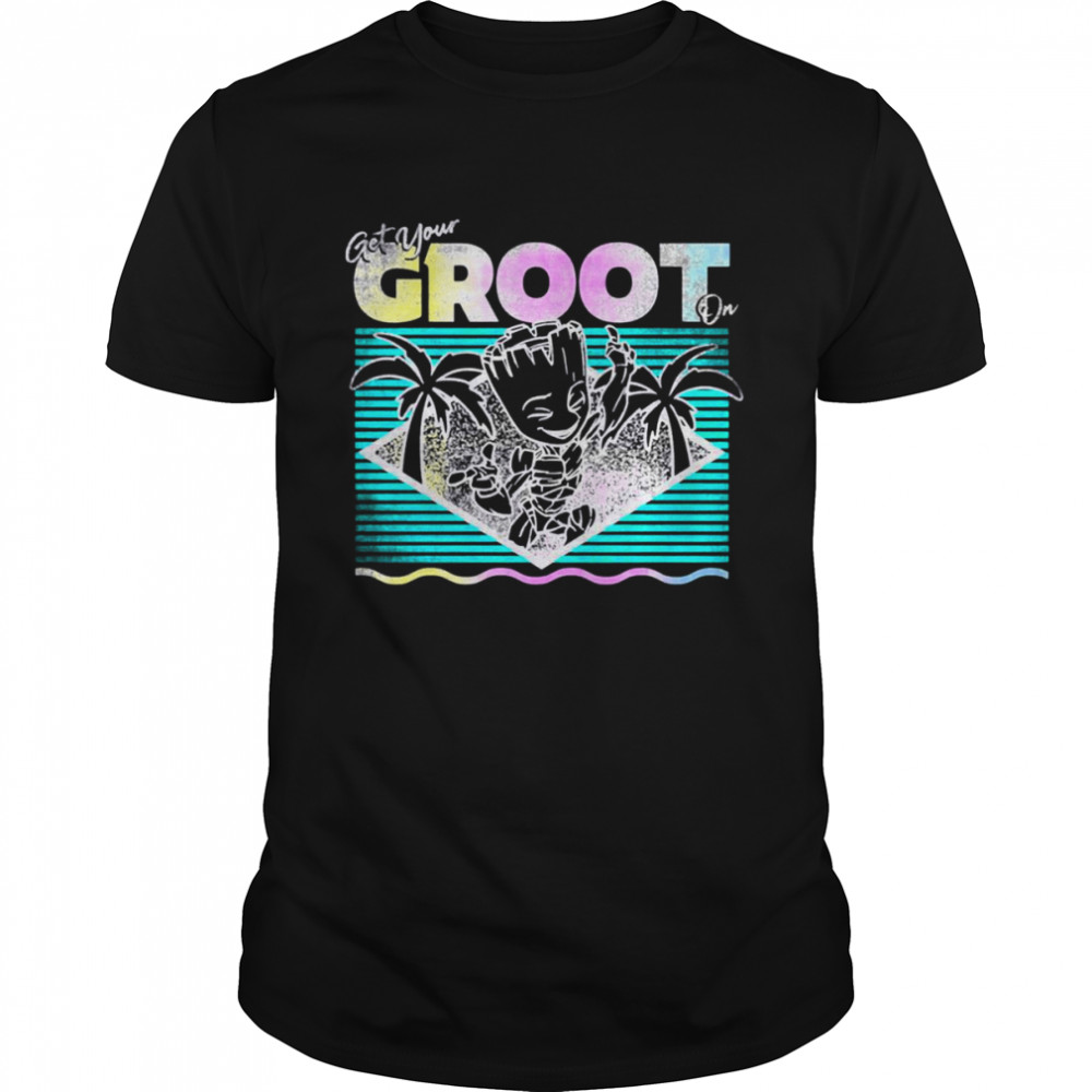 Little Tree Of The Galaxy Get Your Little Tree On I Am Groot shirt