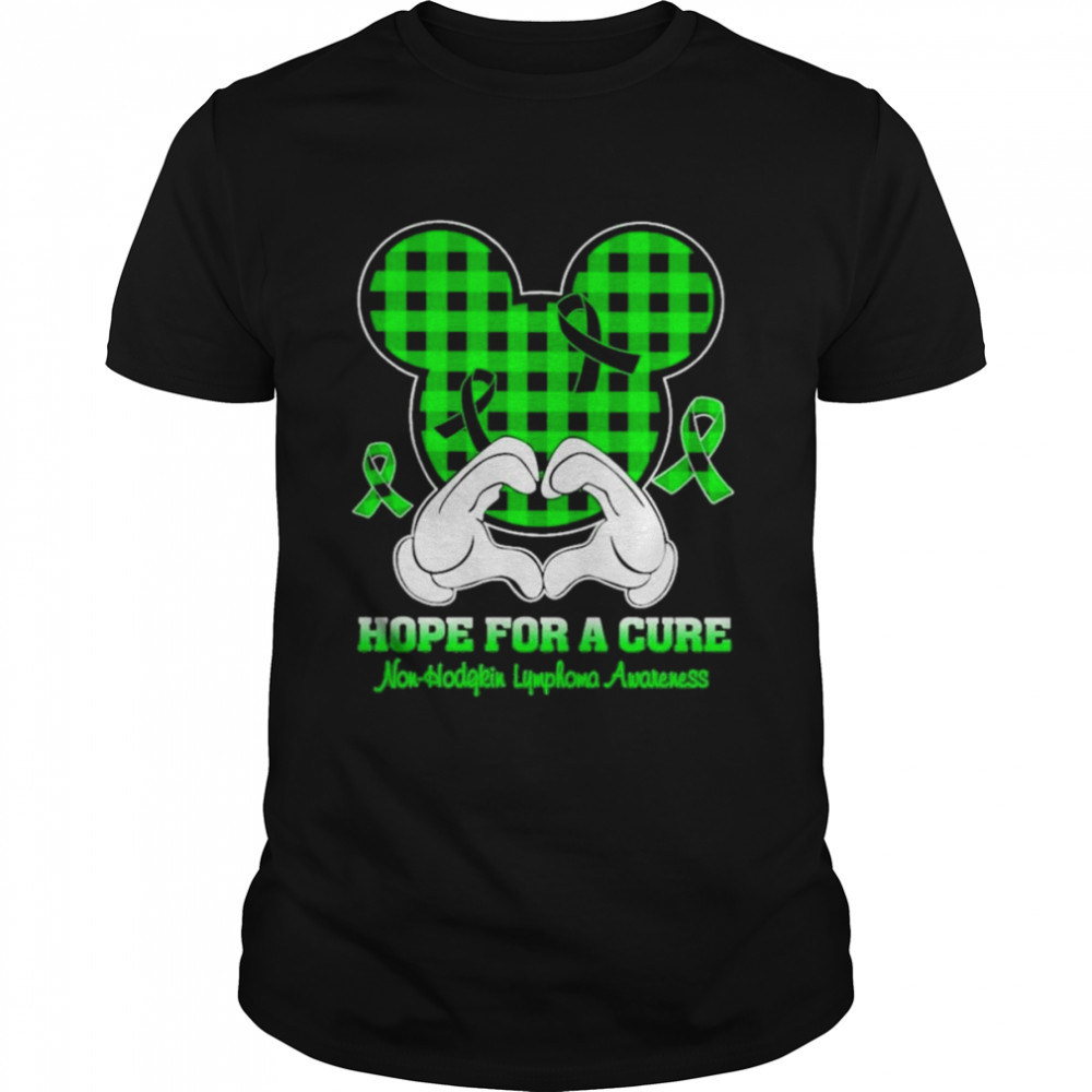 Mickey mouse Hope for a Cure Non-hodgkin’s Lymphoma Awareness shirt