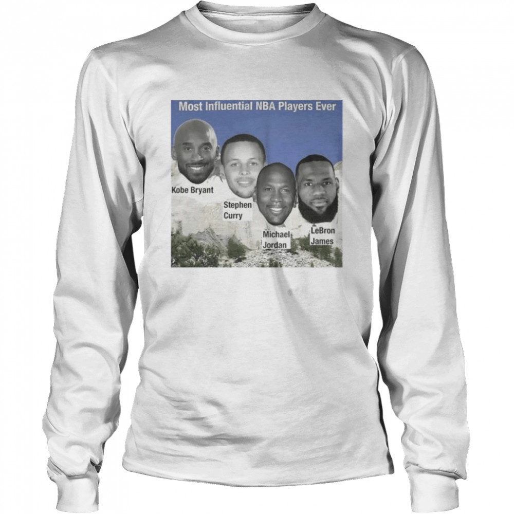 Most influential NBA players ever shirt Long Sleeved T-shirt