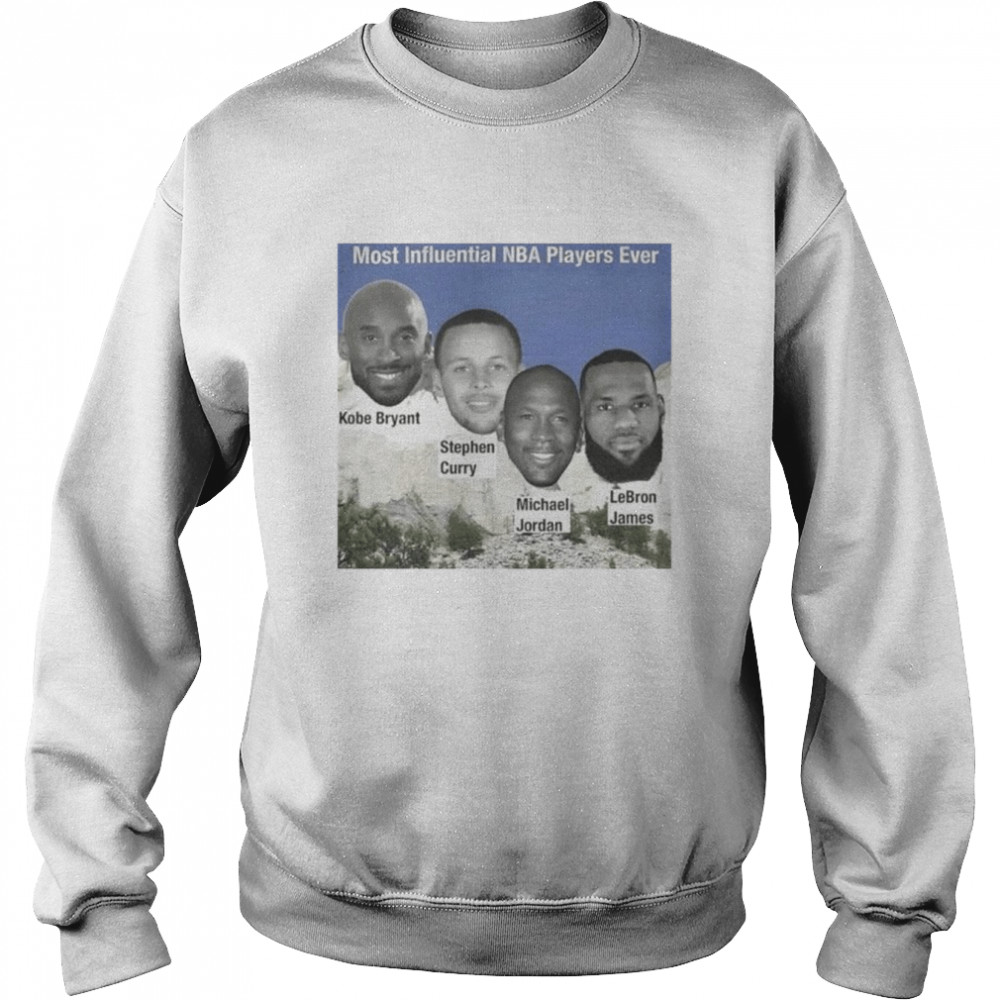 Most influential NBA players ever shirt Unisex Sweatshirt