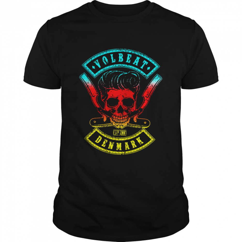 Neon Design Logo Volbeat Band shirt