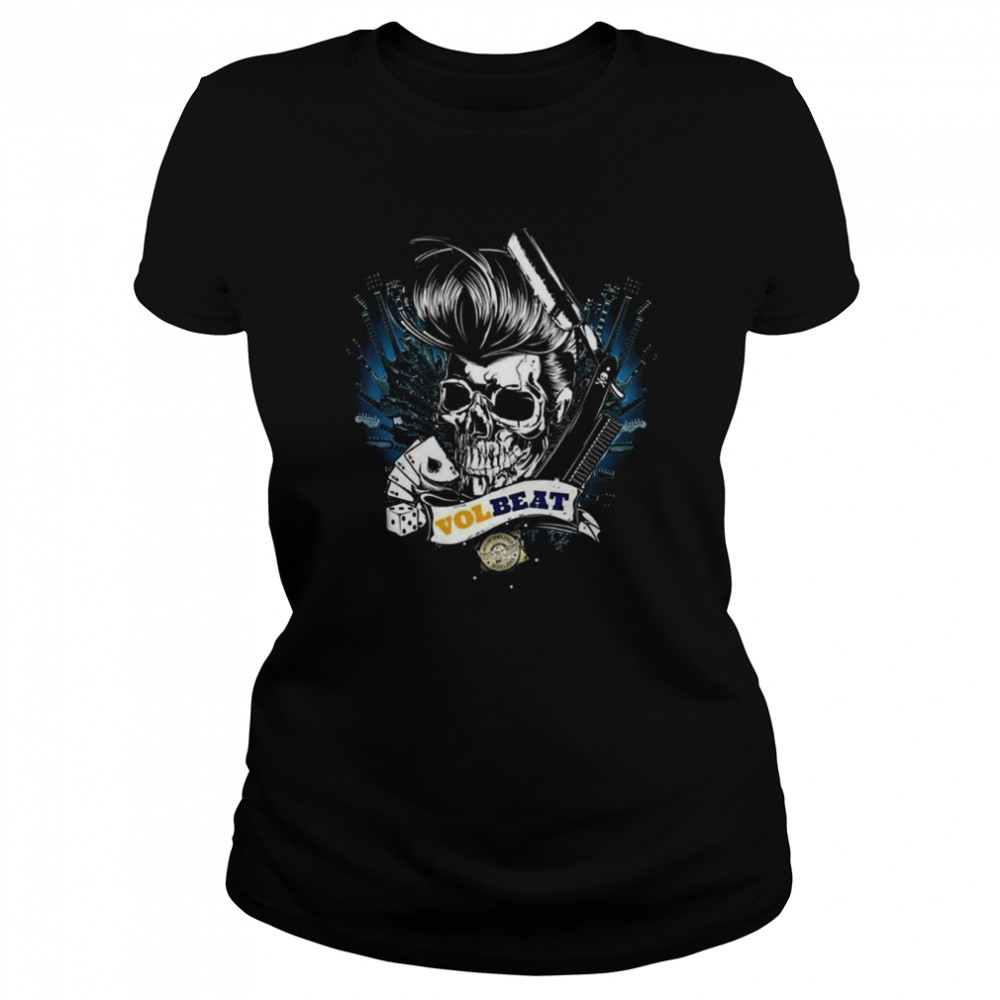 Poker Cards Best Allbum Volbeat Band shirt Classic Women's T-shirt