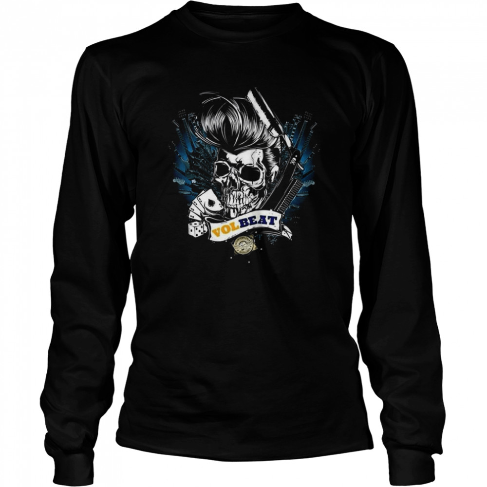 Poker Cards Best Allbum Volbeat Band shirt Long Sleeved T-shirt