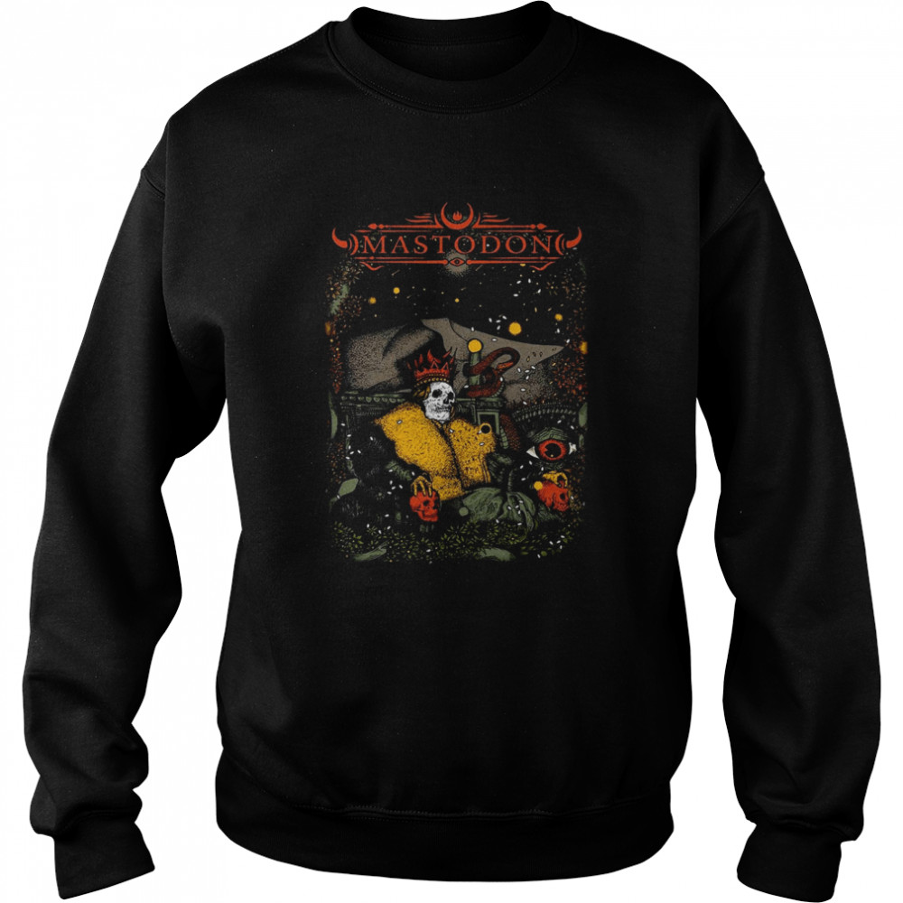 Seated Sovereign Art Mastodon Band shirt Unisex Sweatshirt