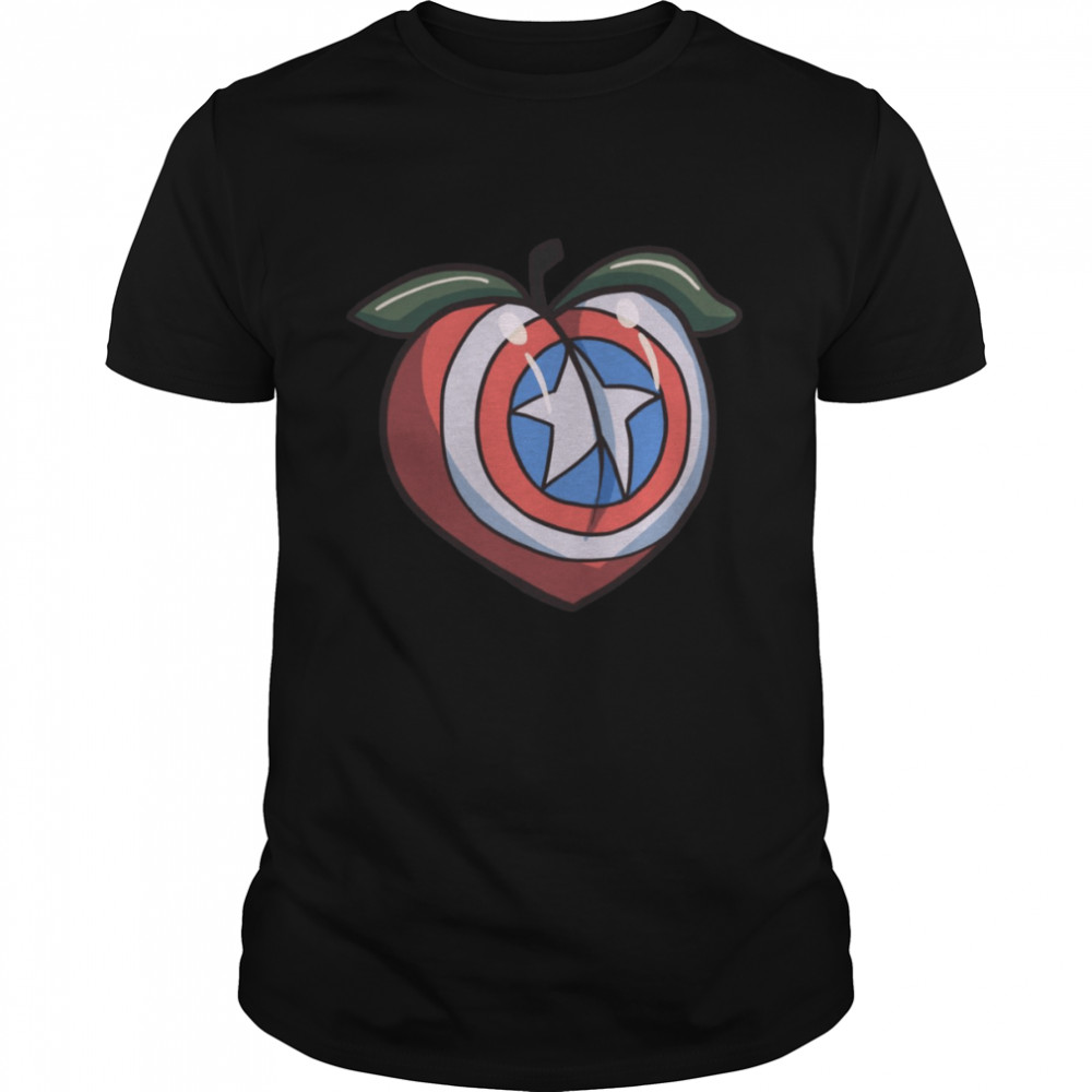 That’s America’s Peach Avengers Captain America shirt