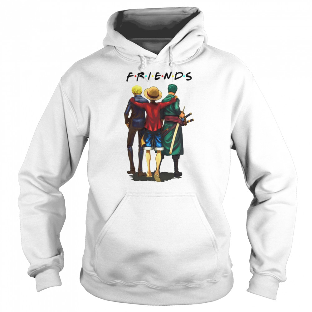 Three Brotherhood On The Same Front Friends One Piece shirt Unisex Hoodie