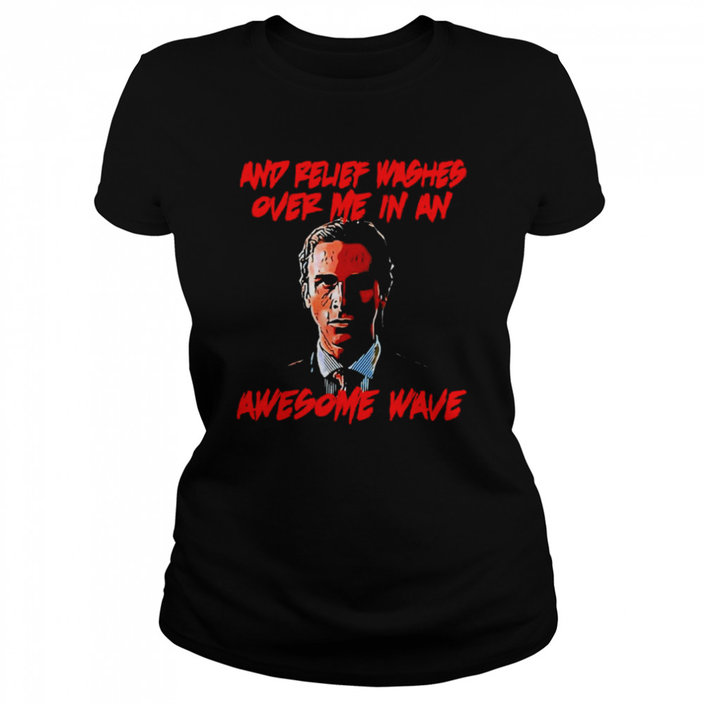 American Psycho Essential Awesome Wave  Classic Women's T-shirt