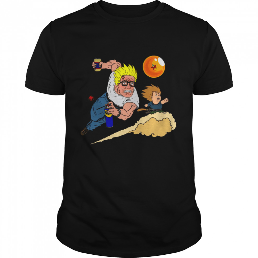 King Of The Z Dragon Ball Z Crossover shirt Classic Men's T-shirt
