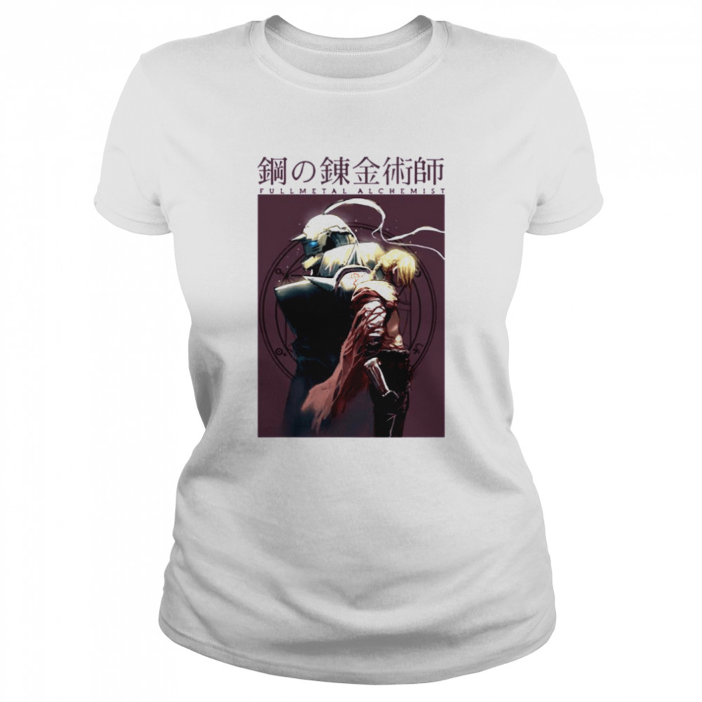 Manga Fullmetal Alchemist Ed & Al Brothers shirt Classic Women's T-shirt