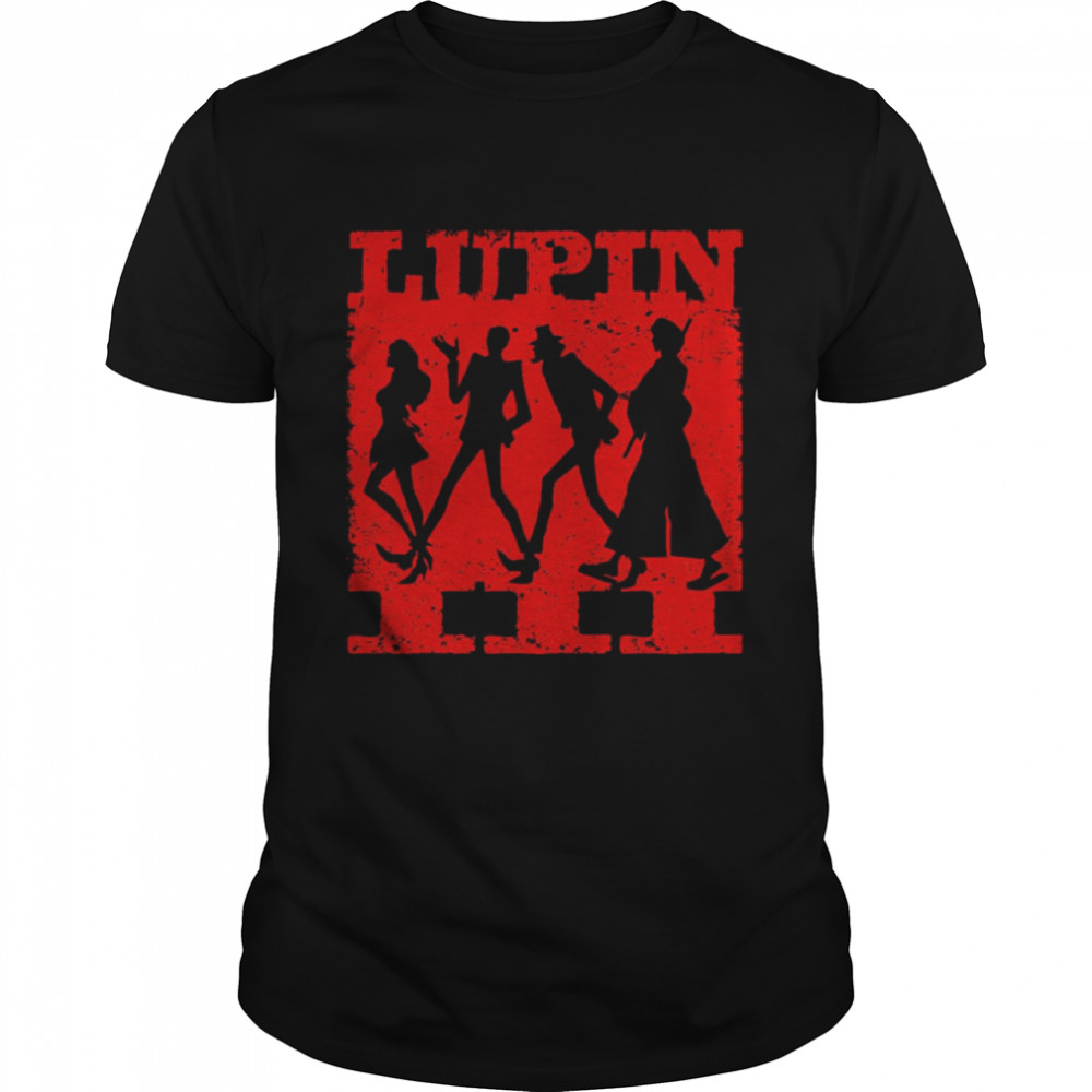 Manga Series Lupin III Lupin The Third Comedy Characters shirt