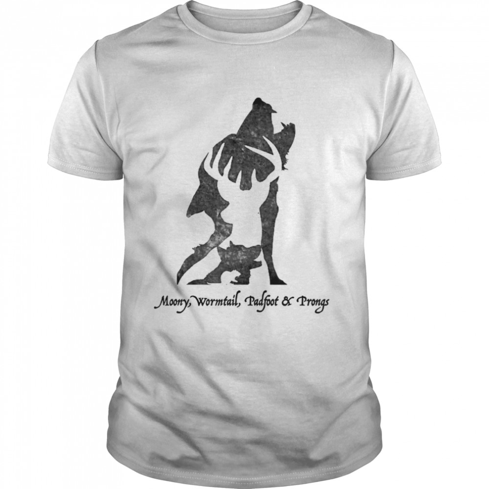 Marauders Moony Wormtail Padfoot & Prongs shirt
