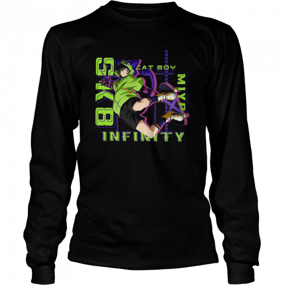 Miya Sk8 The Infinity Anime shirt Long Sleeved T-shirt