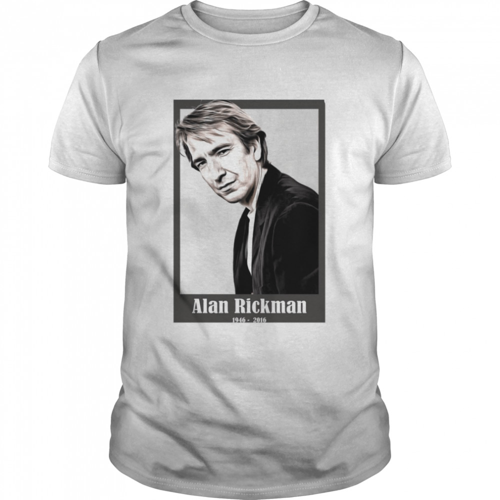 Rest In Peace Alan Rickman Harry Potter shirt Classic Men's T-shirt