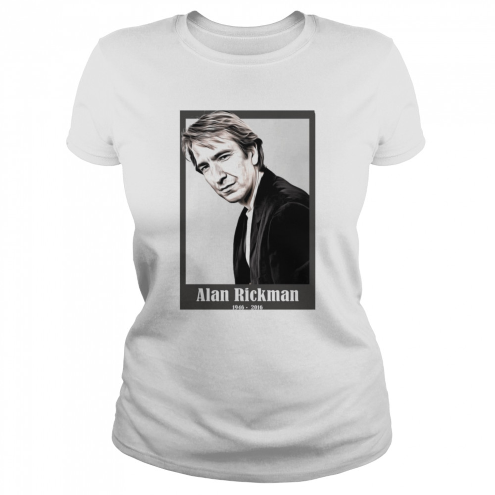 Rest In Peace Alan Rickman Harry Potter shirt Classic Women's T-shirt