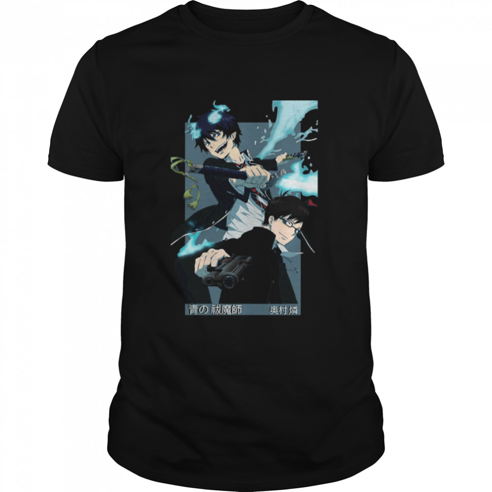 Rin X Yukio Blue Exorcist Anime Manga shirt Classic Men's T-shirt