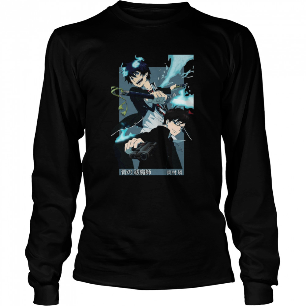 Rin X Yukio Blue Exorcist Anime Manga shirt Long Sleeved T-shirt