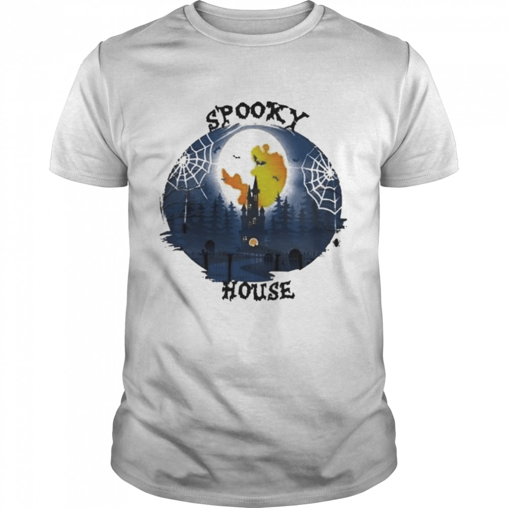 Spooky house halloween shirt Classic Men's T-shirt