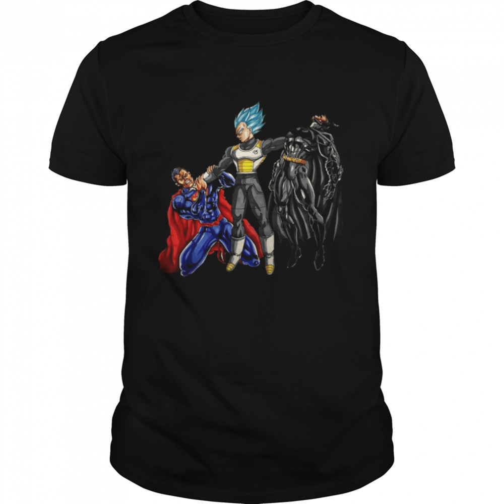 Super Saiyan Vegeta Blue Beats Super Heroes shirt