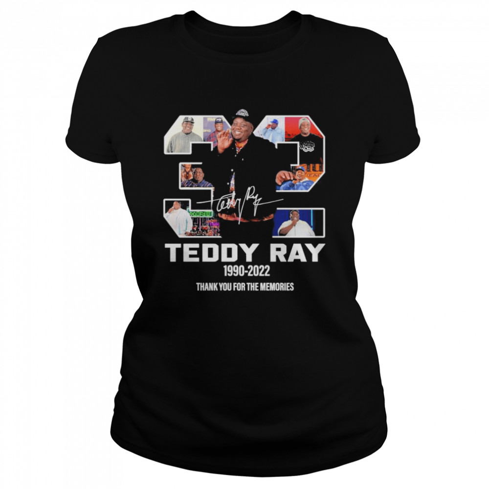 Teddy Ray Thank You For The Memories Signature  Classic Women's T-shirt