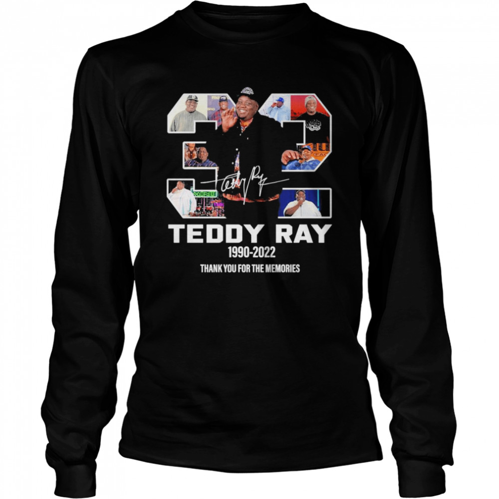 Teddy Ray Thank You For The Memories Signature  Long Sleeved T-shirt