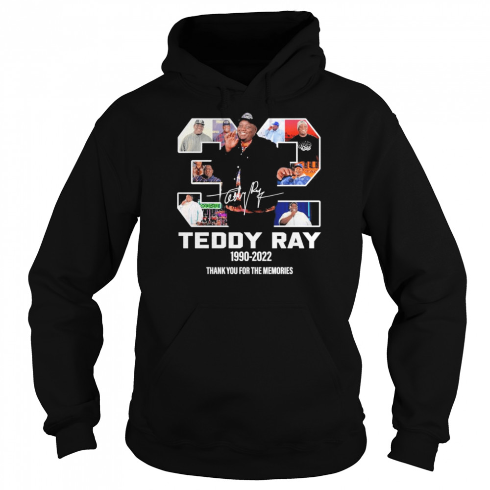 Teddy Ray Thank You For The Memories Signature  Unisex Hoodie