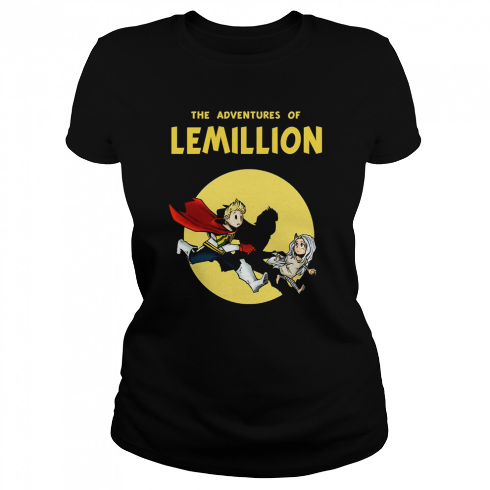 The Adventures Of Lemillion The Adventures Of Tintin My Hero Academia shirt Classic Women's T-shirt