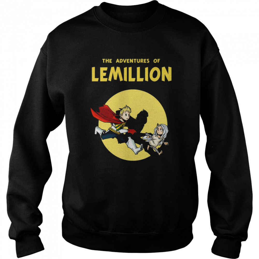 The Adventures Of Lemillion The Adventures Of Tintin My Hero Academia shirt Unisex Sweatshirt