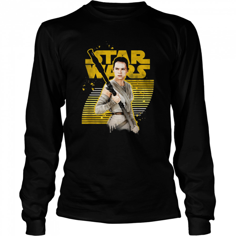 The Force Stands Strong Rey Star Wars shirt Long Sleeved T-shirt