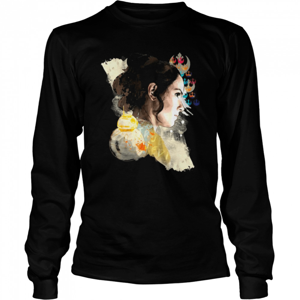 The Rise Of Collage Rey Star Wars shirt Long Sleeved T-shirt