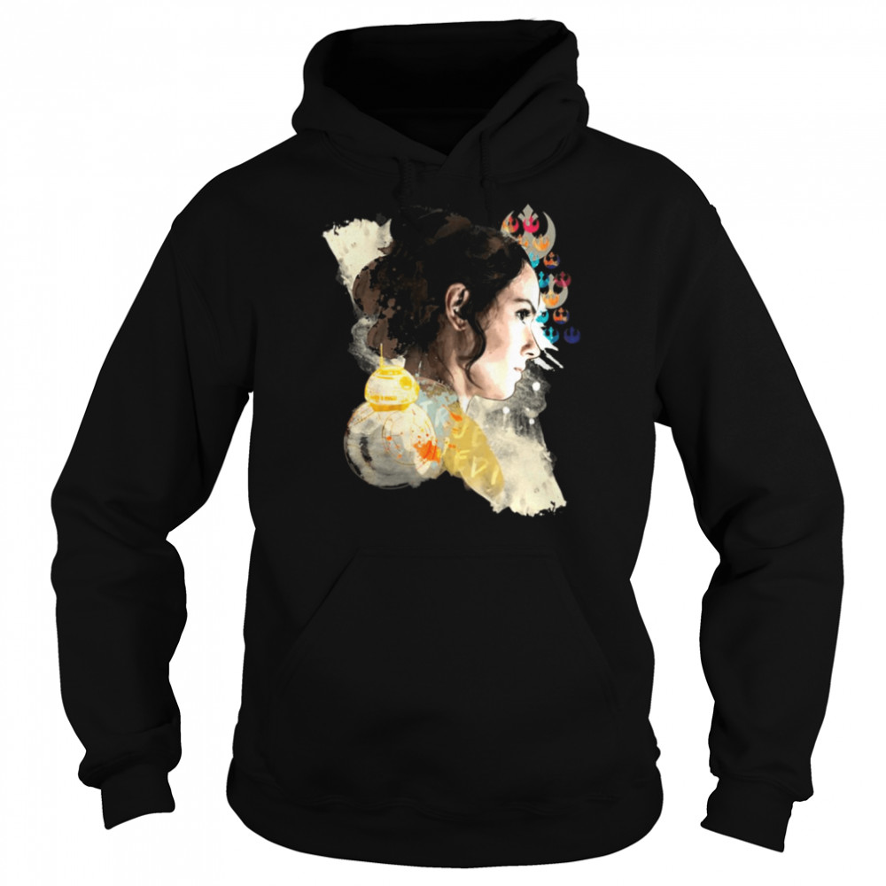 The Rise Of Collage Rey Star Wars shirt Unisex Hoodie