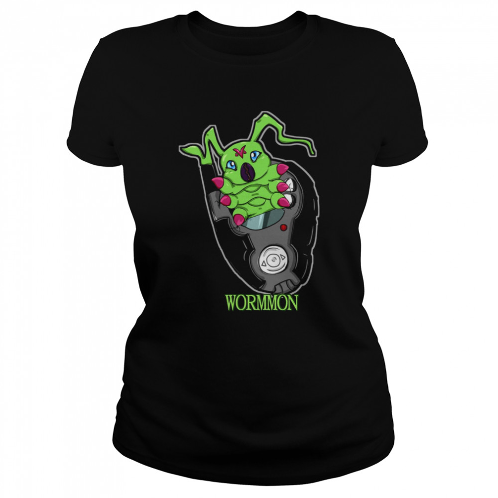 Wormmon Digimon shirt Classic Women's T-shirt