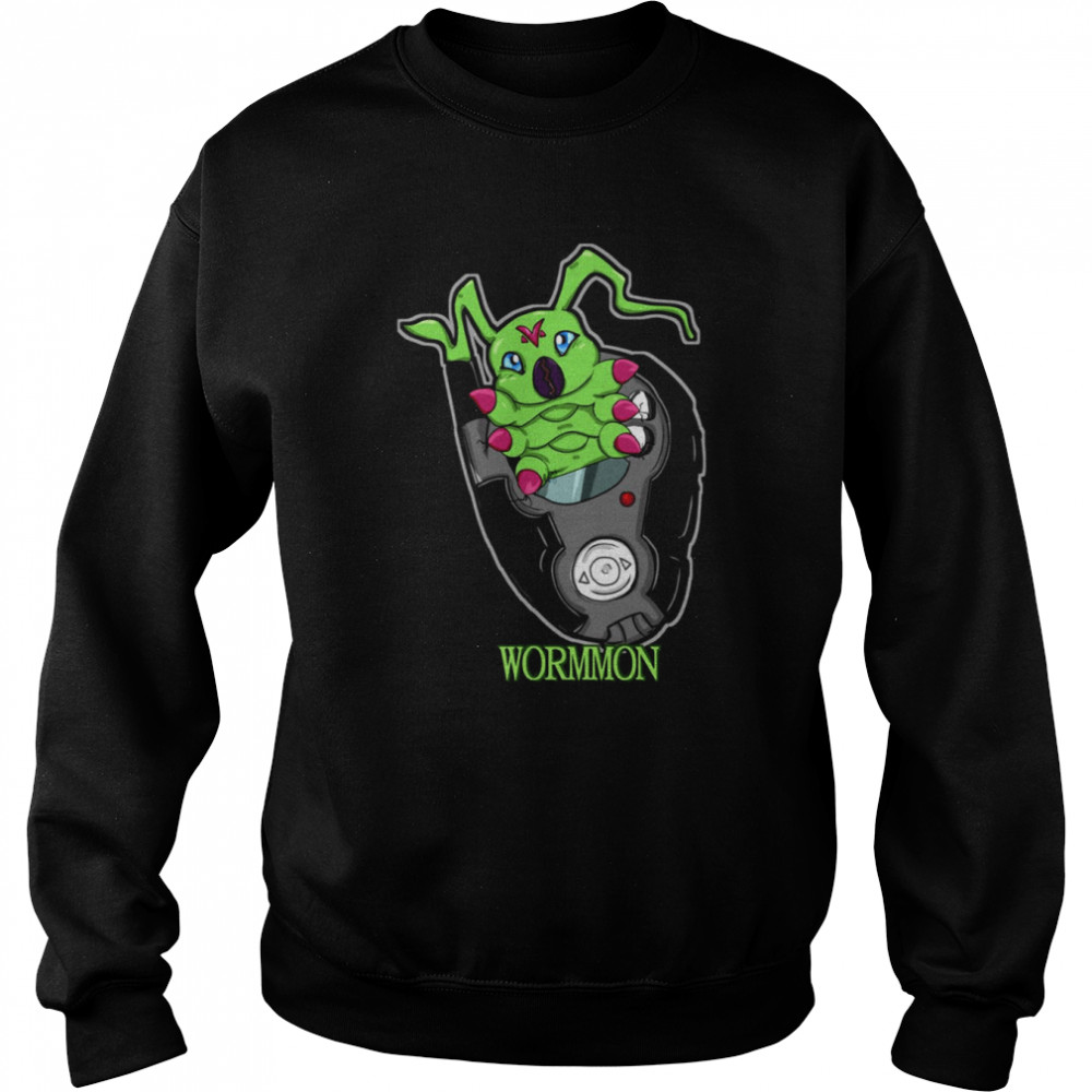 Wormmon Digimon shirt Unisex Sweatshirt