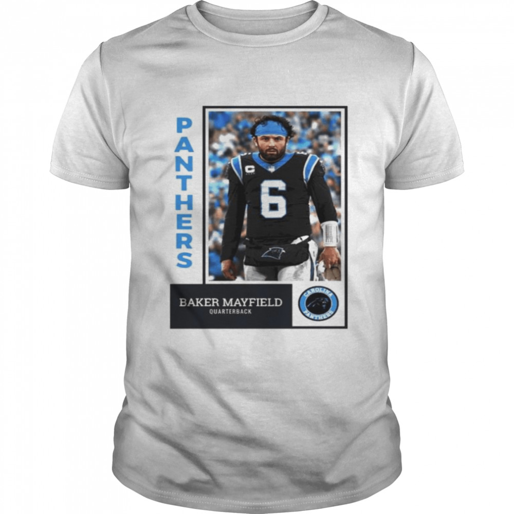 Baker MayField 6 Carolina Panthers NFL player shirt