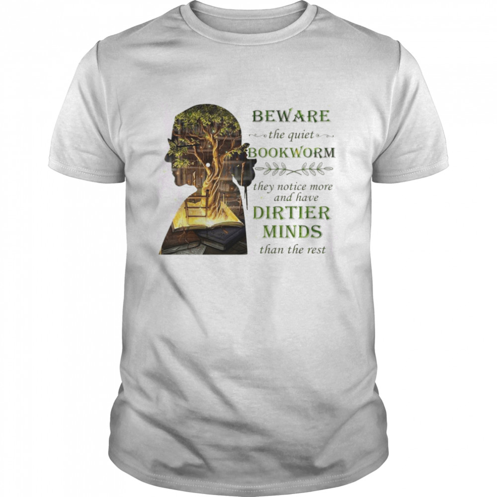 Beware The Quiet Bookworm shirt Classic Men's T-shirt