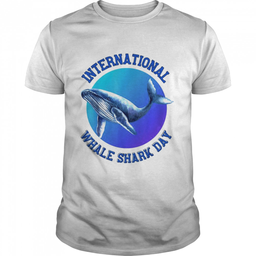 International whale shark day shirt Classic Men's T-shirt