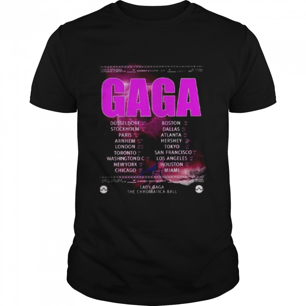 Ld Gaga Chromatica 2022 Tour Gaga 2022 Concert shirts Classic Men's T-shirt