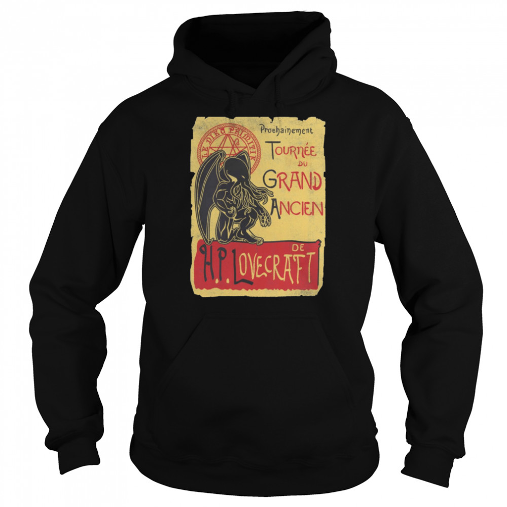 Tournee Du Grand Ancien Cthulhu Mythos HP Lovecraft shirt 12 Tournee Du Grand Ancien Cthulhu Mythos HP Lovecraft shirt Unisex Hoodie