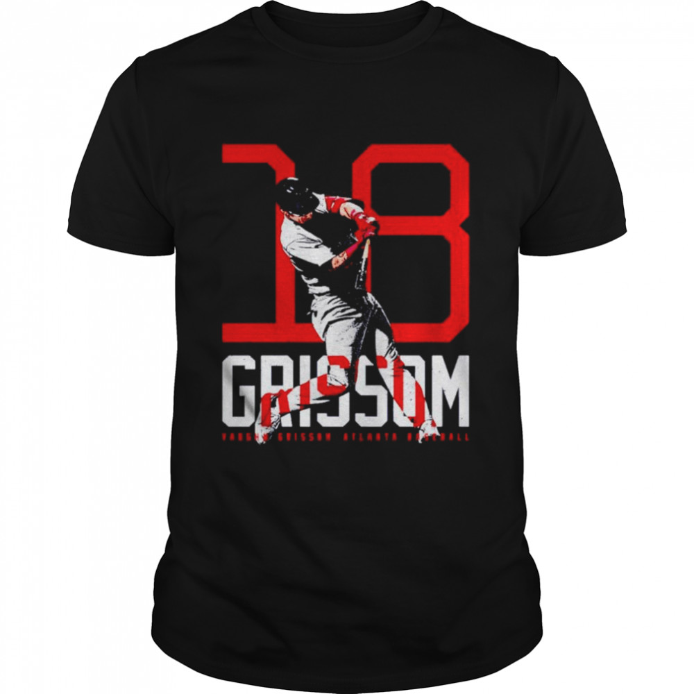 Vaughn Grissom Atlanta Braves bold number shirt Classic Men's T-shirt