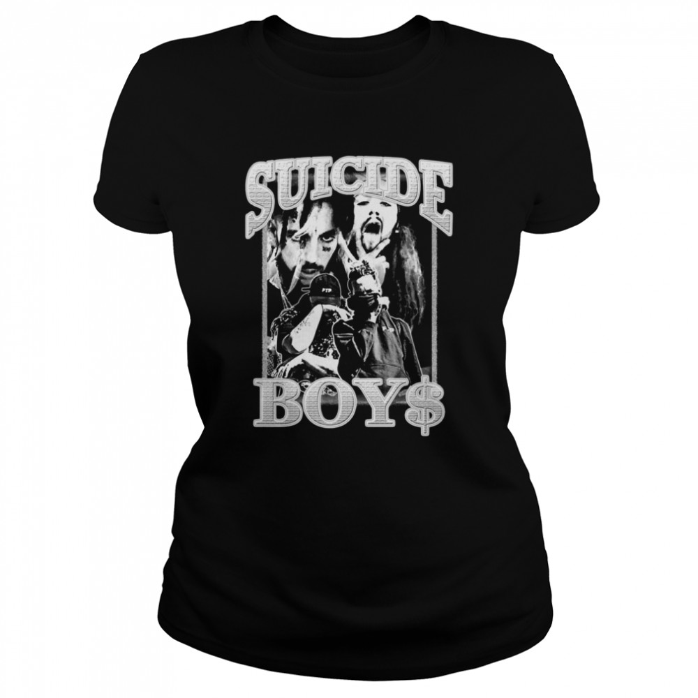 vintage style suicide boys shirt classic womens t shirt