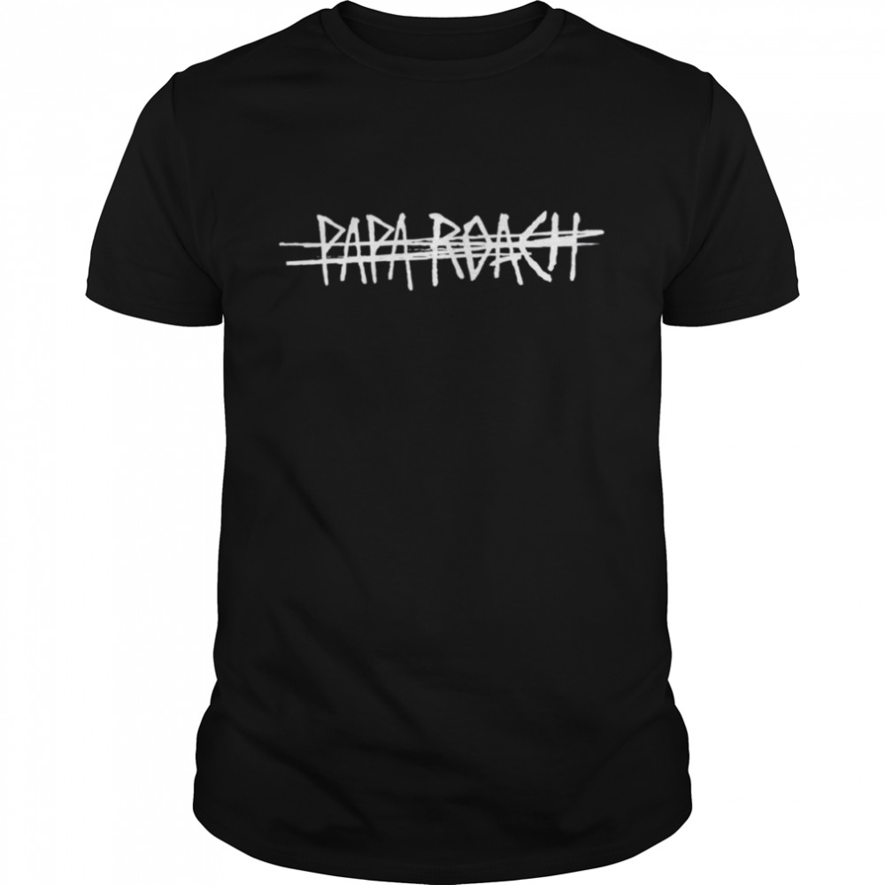 White Logo Papa Roach Band shirt Classic Men's T-shirt