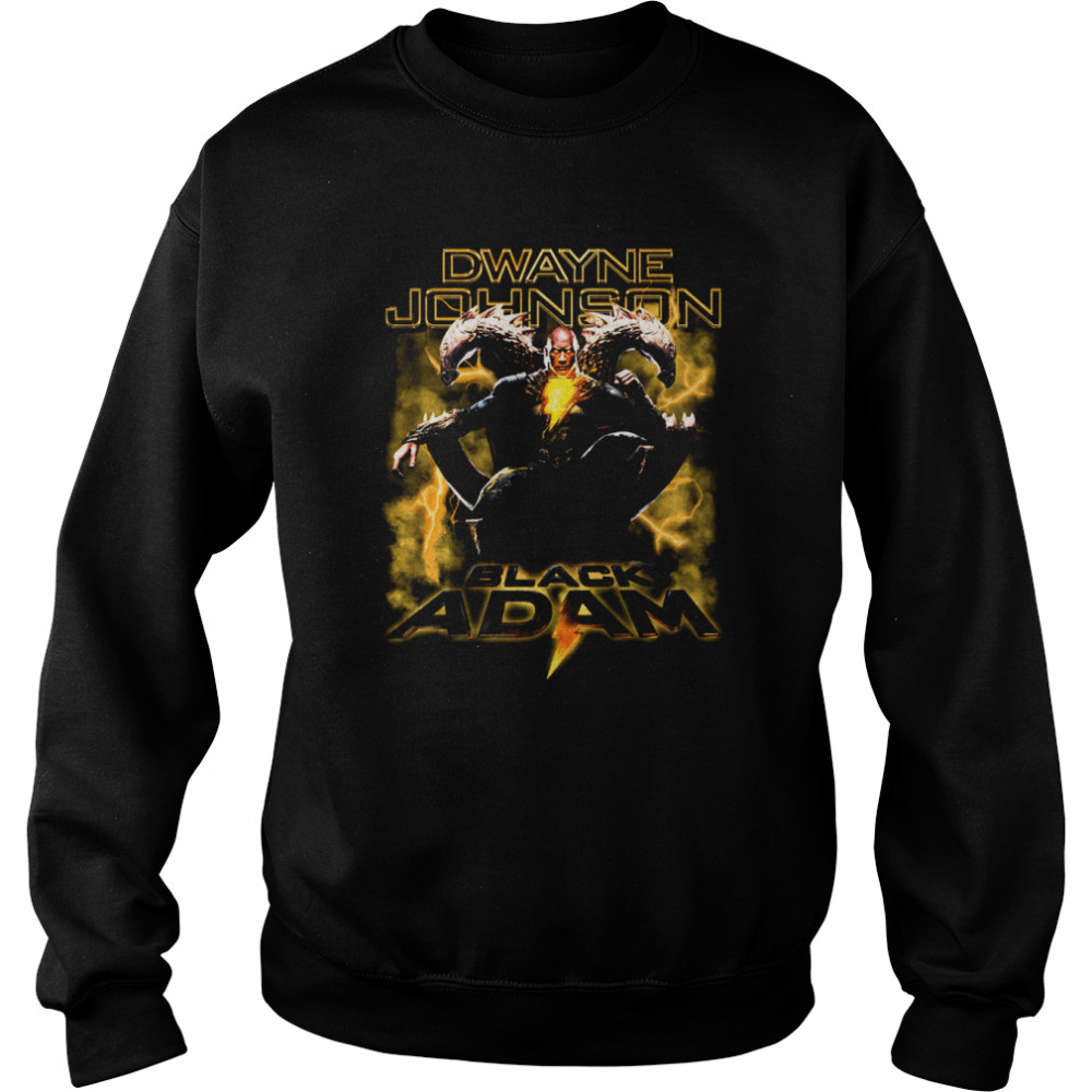 Black Adam Throne Dwayne Johnson 2022 Movie Film shirt Unisex Sweatshirt