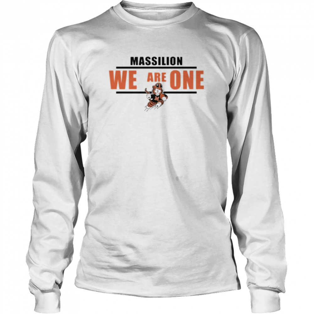 Massillon We Are One Paul Brown Tiger  Long Sleeved T-shirt