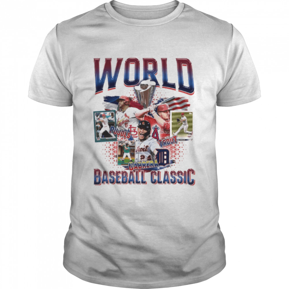 World Baseball Classic Albert Pujols Mike Trout Miguel Cabrera All Star 2022 shirt