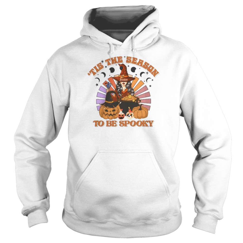 'Tis The Season To Be Spooky Personalized  Unisex Hoodie