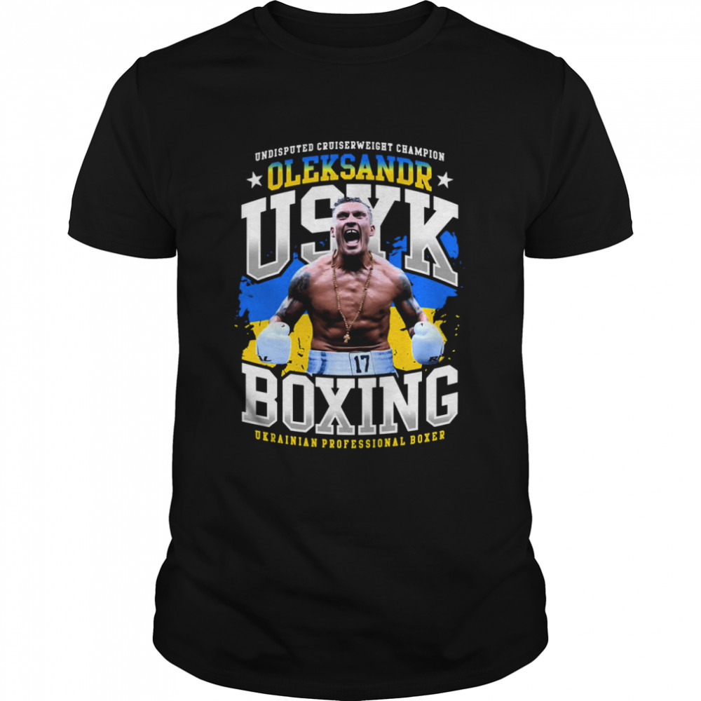 Oleksandr USYK Boxing Ukrainian Professional Boxer Jab Ole shirt Classic Men's T-shirt