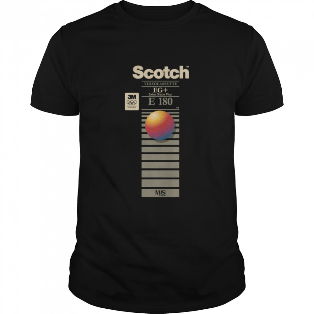 Vhs Scotch E180 Videocassette Extra Grade Plus shirt
