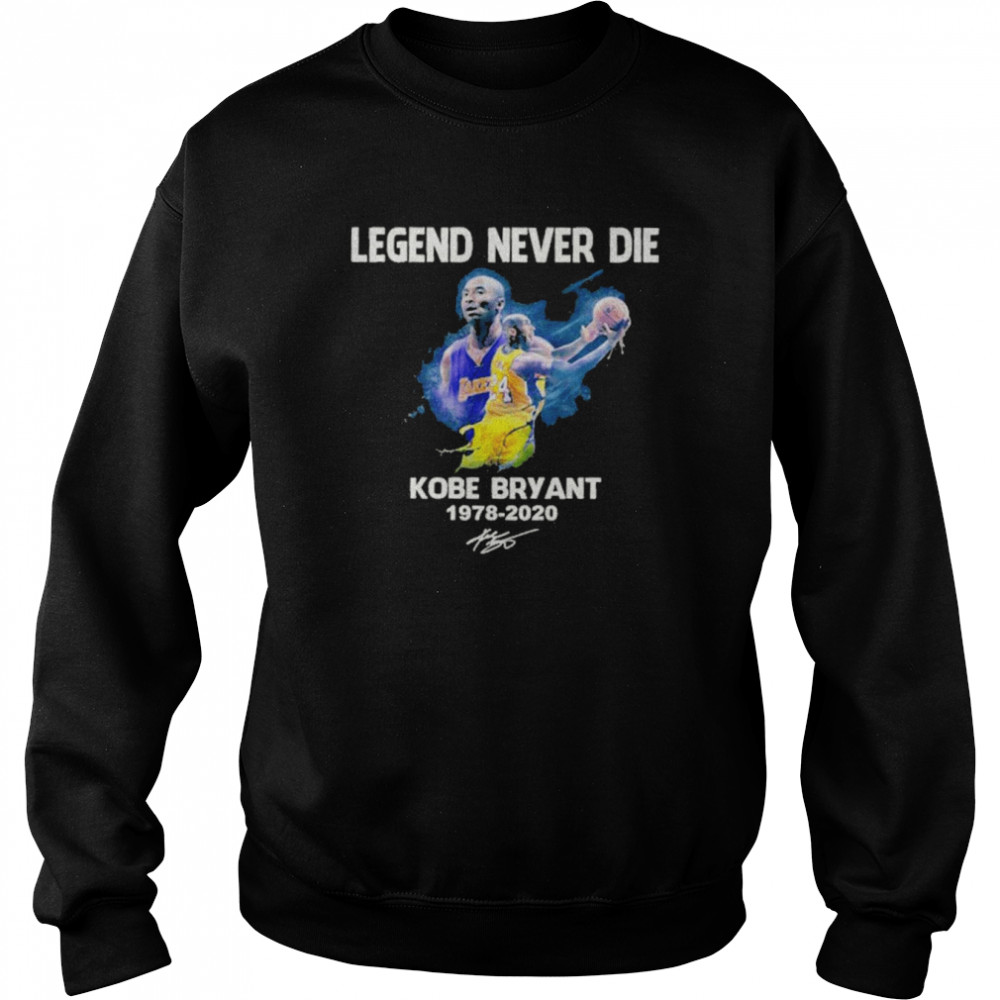 44 year Kobe Bryant Legend Signature Vintage T- Unisex Sweatshirt
